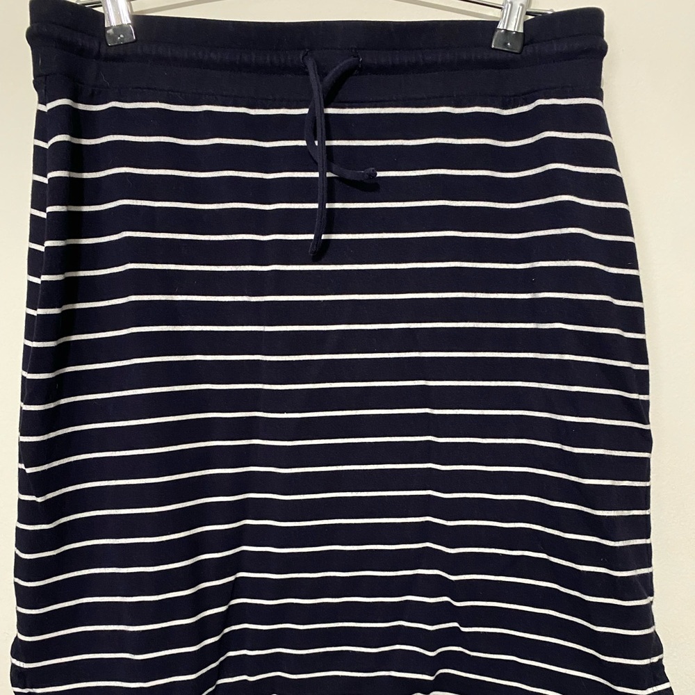 Talbots Medium Striped Blue Skirt